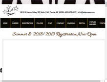 Tablet Screenshot of ladanceaz.com